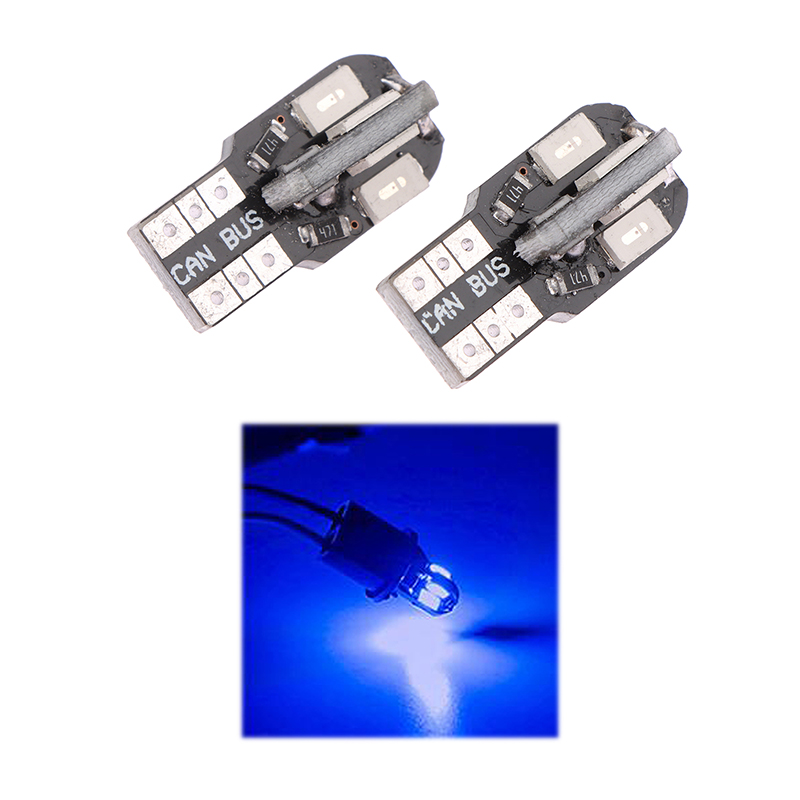 T10 w5w grön Led med 5st 5050SMD chip 12v styling 4-pack Gröna 4